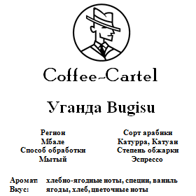 купить кофе coffee-cartel уганда бугису в спб